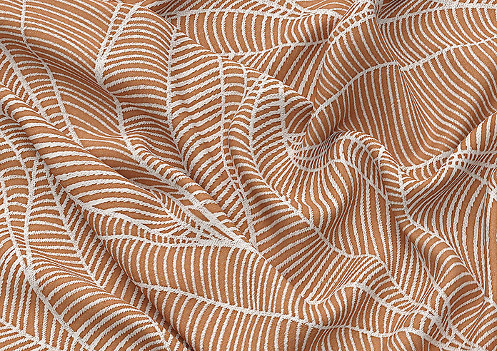 Tahiti, Mandarin - Twist&Fit Roman Blind - Image 4